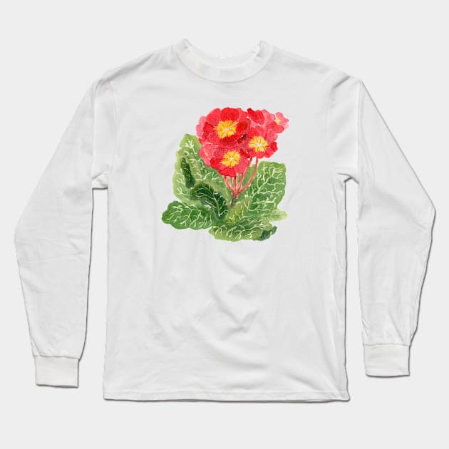 April 28th birthday flower Long Sleeve T-Shirt by birthflower